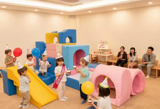 Birthday party in soft play venue