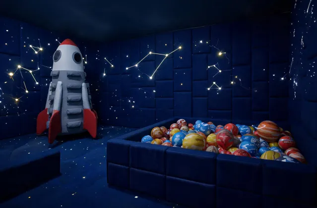 Galaxy soft play concept
