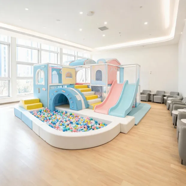 Commercial indoor playground soft play product showcase